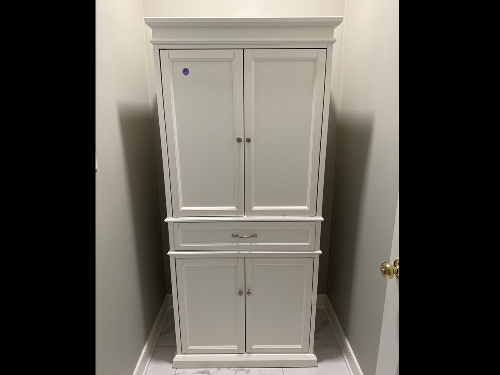White Cabinet 