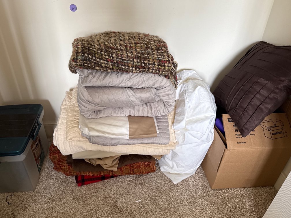 Contents of Closet, Bedroom 3