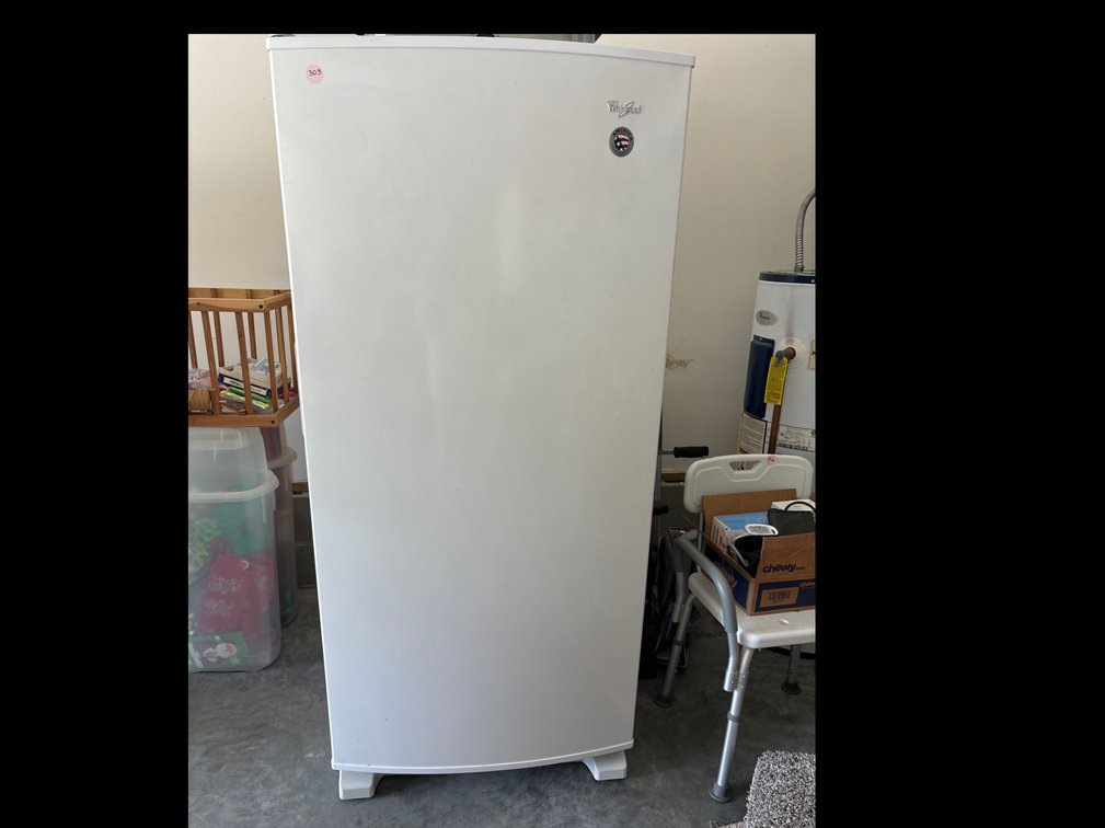 Whirlpool upright freezer