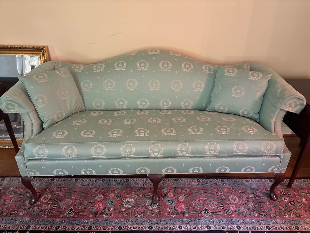 Camelback sofa by Sherrill Furniture