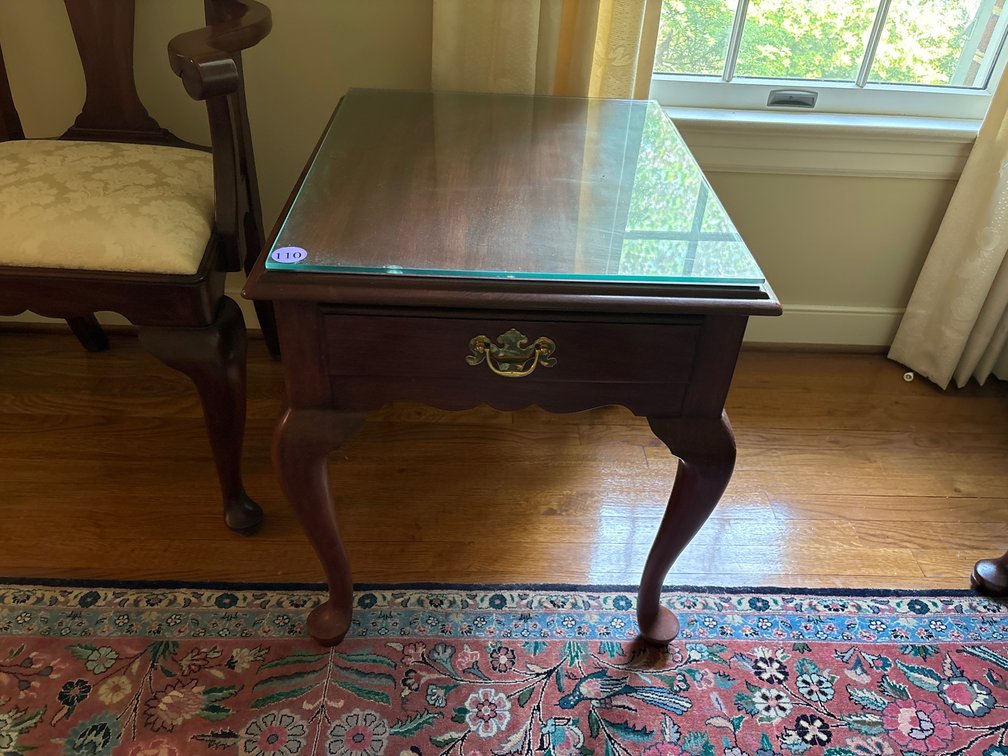 Henkel-Harris side table, one drawer
