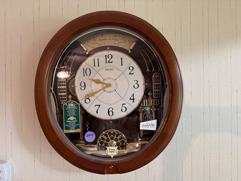 Seiko Melodies in Motion Wall Clock