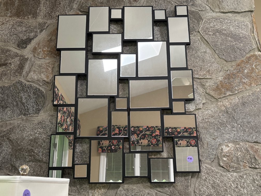 Mirrored wall art; 30” x 40”