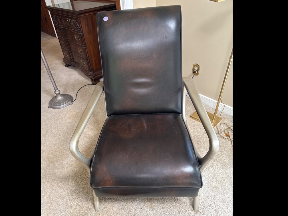 Sam Moore Furniture Polo Antique Leather Recliner