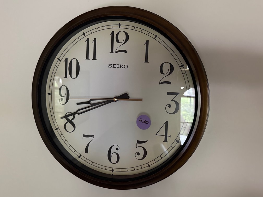 Seiko Wall Clock 