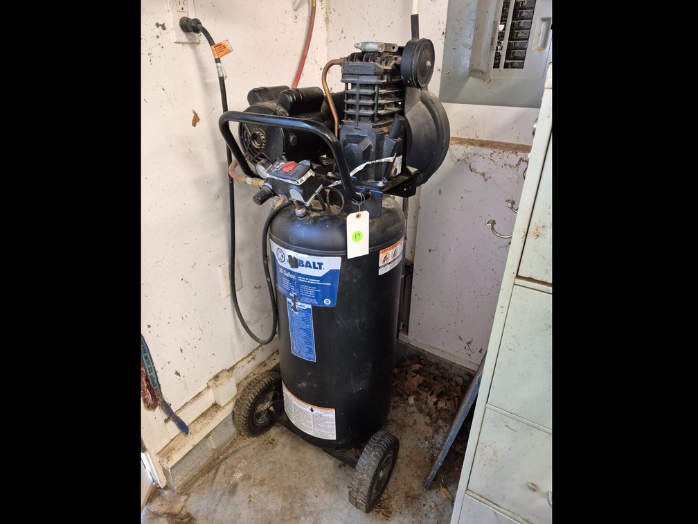 Kobalt 30 gln portable air compressor