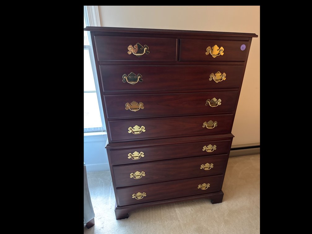 Henkel Harris High Chest 5 over 3 Drawers
