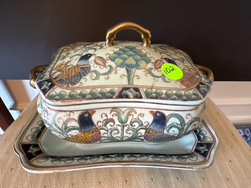 Tureen and Under-plate “Partridges” 