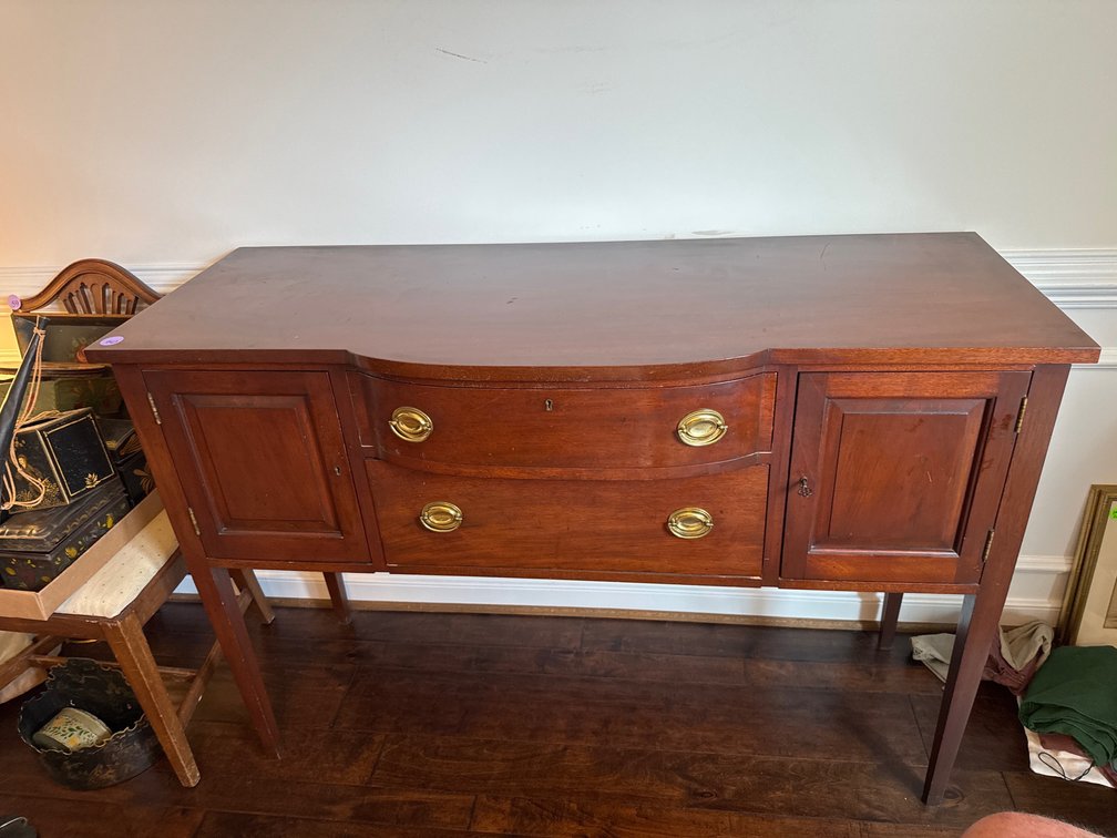 Signed Norris Huntboard / Sideboard 2 Doors and  2 Drawers