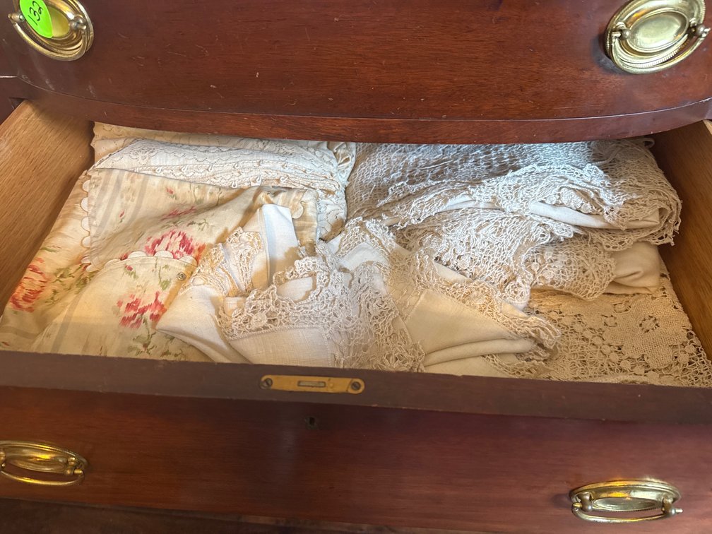 Drawer Lot of Antique Linens 