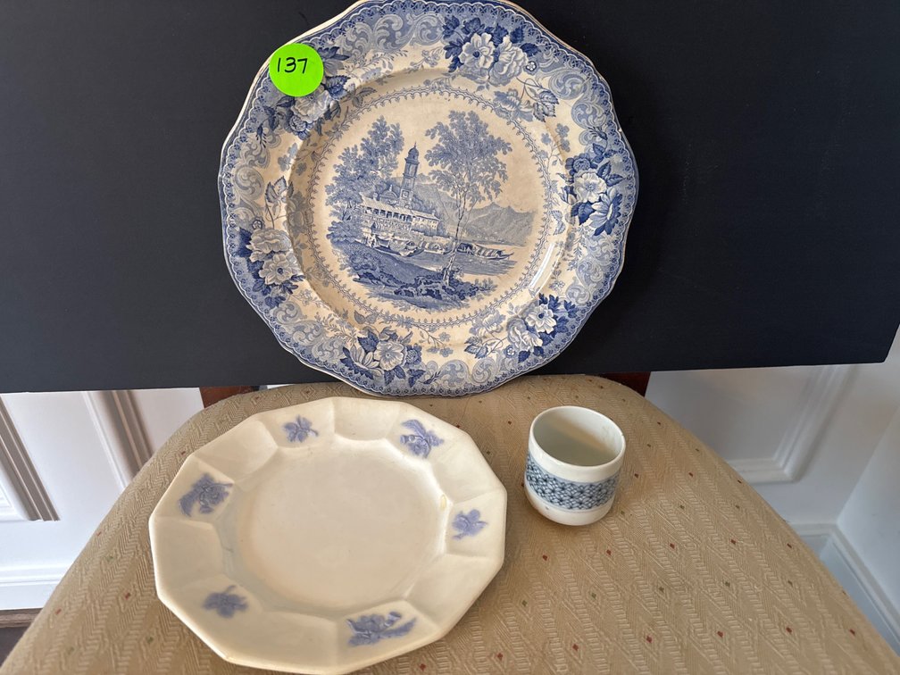 3pcs lot Wedgwood Plate Transfer Plate Small Cup