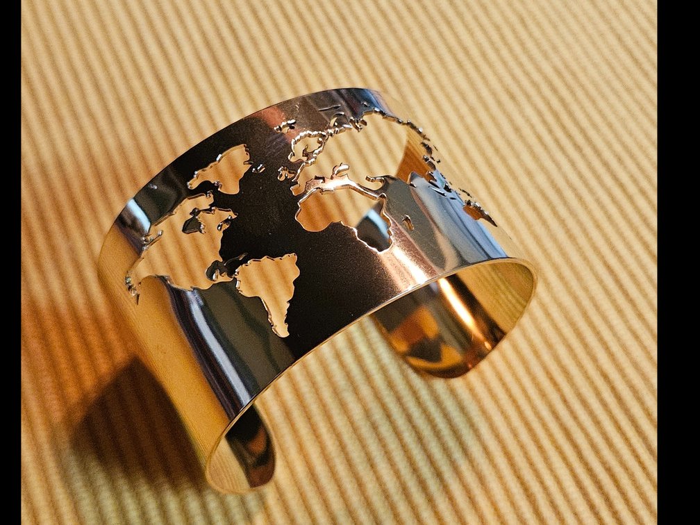 Brass Cuff Style Bracelet 