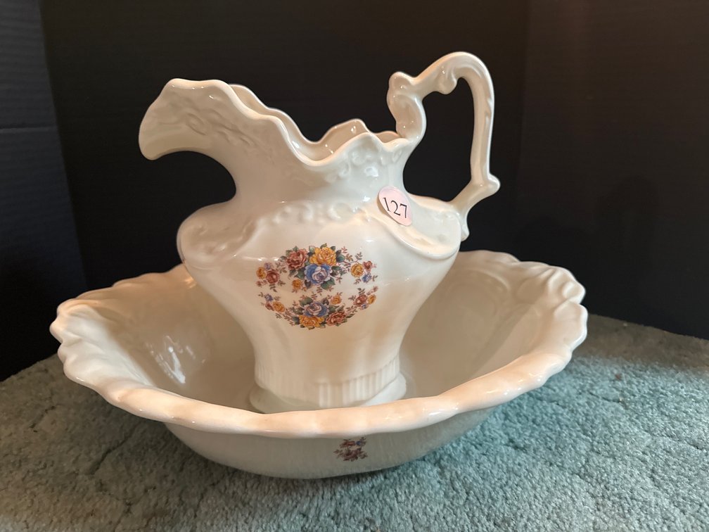 Bowl and Pitcher 