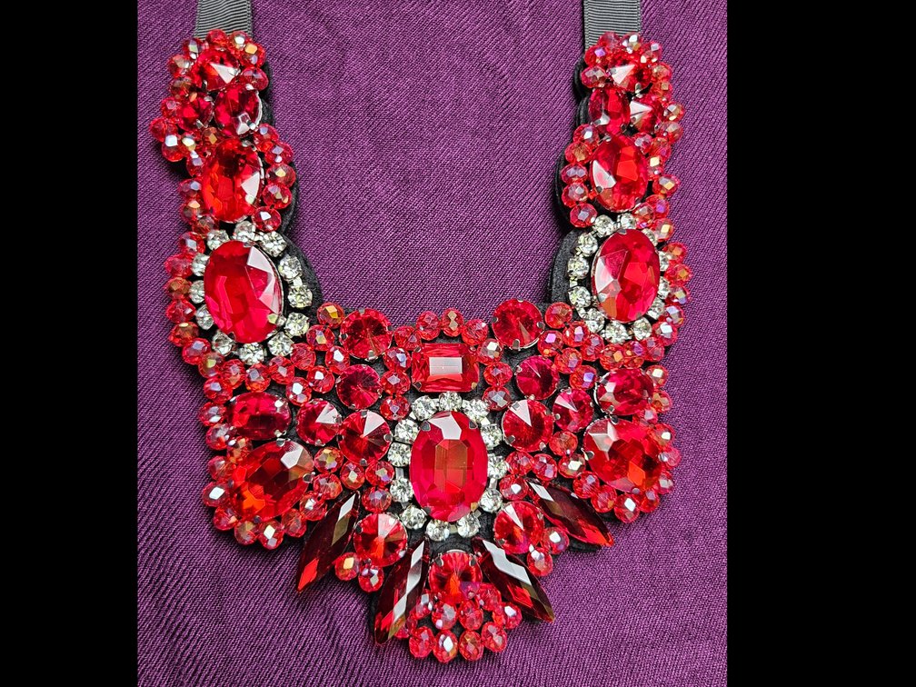 Spectacular Bejeweled Necklace 