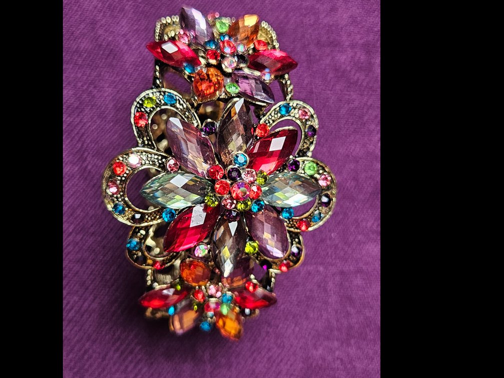 Ornately Bejeweled Bracelet 