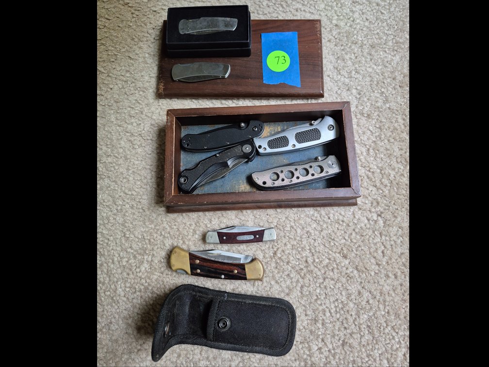 Collection of pocket knives