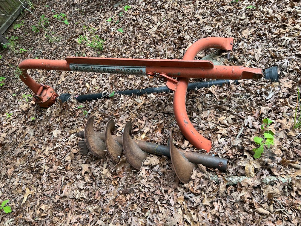 3 -point hitch post hole auger