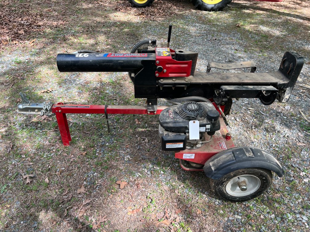 Troy-Bilt 27-Ton Gas Log Splitter.
