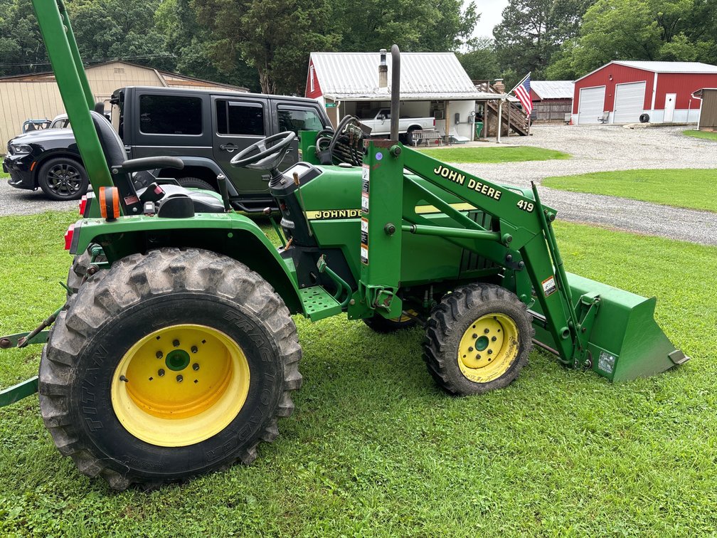 John Deere compact utility tractor, 790/419 loader