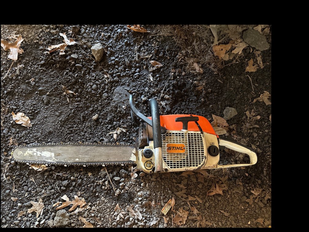Stihl gas chain saw; 038AV; works