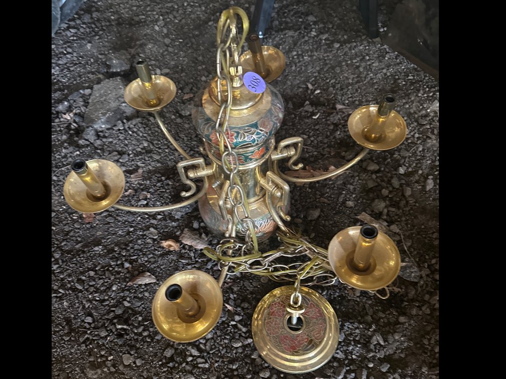 Brass Chandelier 