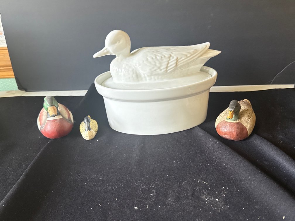Duck Tureen and Decor
