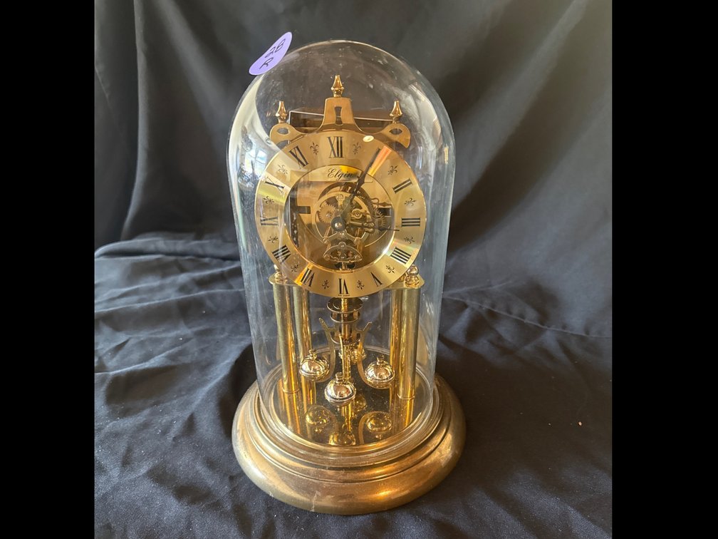 Elgin S. Haller Mantel Clock with Dome 