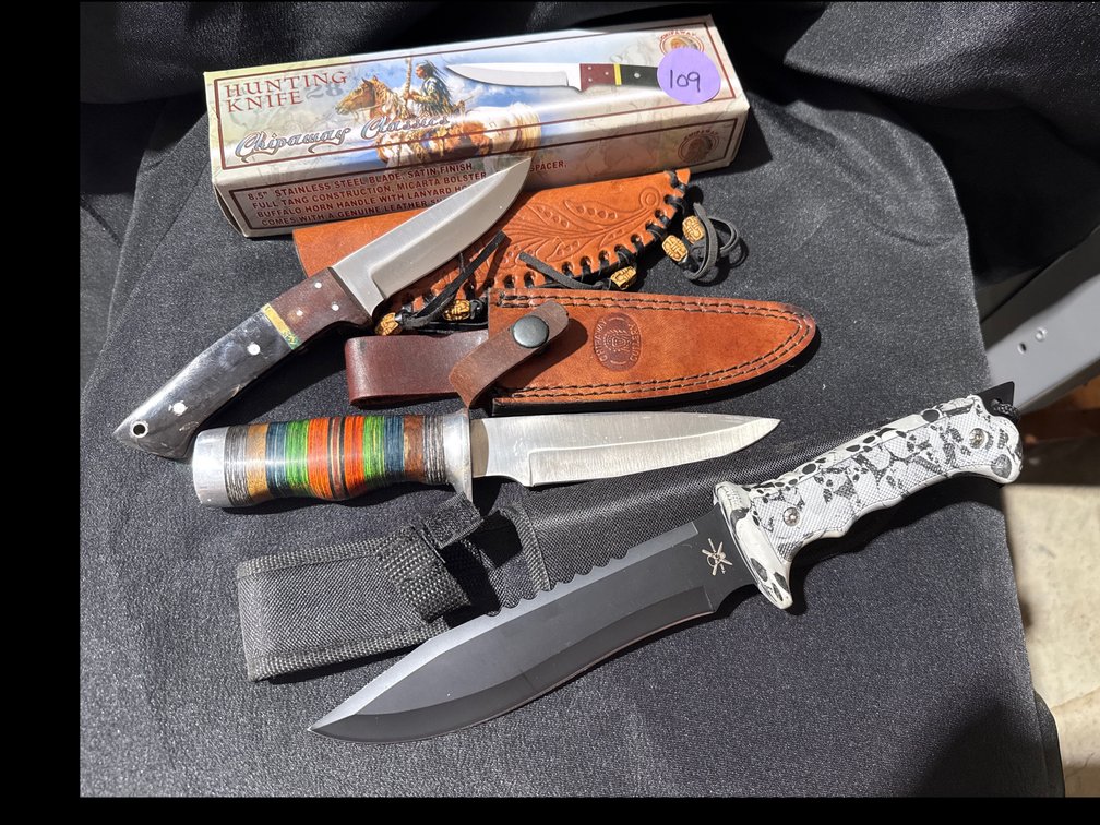 3pcs Hunting Knives Chipaway Classic The Xtreme