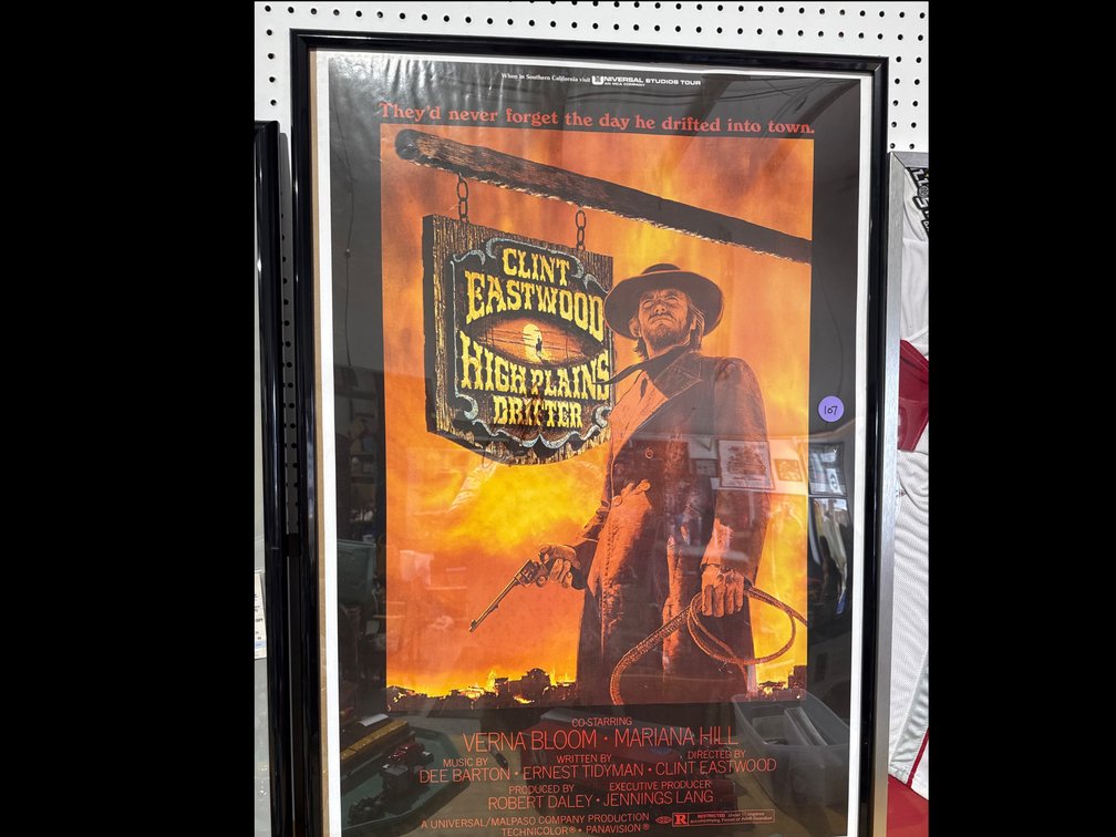 Clint Eastwood “High Plains Drifter”Framed Movie Poster 28”x41”