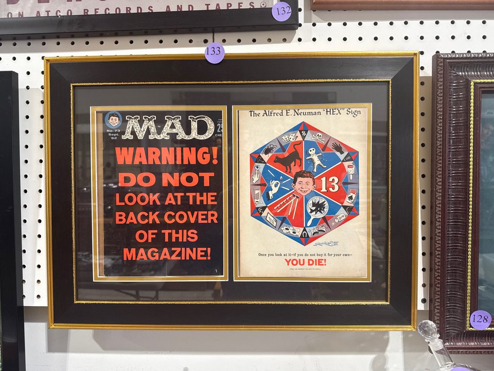 Framed MAD Magazine 