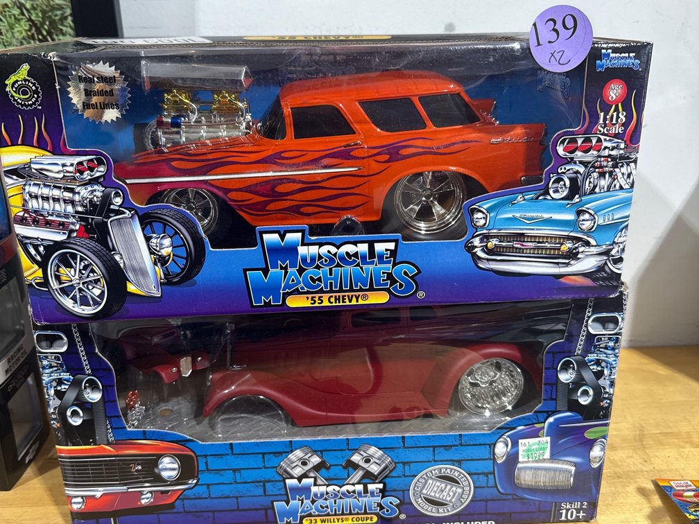 Muscle Machines, ‘55 Chevy and ‘33 Willys