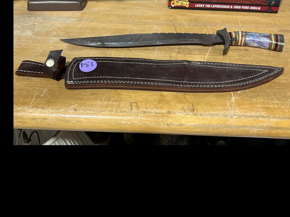 Royal knife w/ decorative handle, 20” long