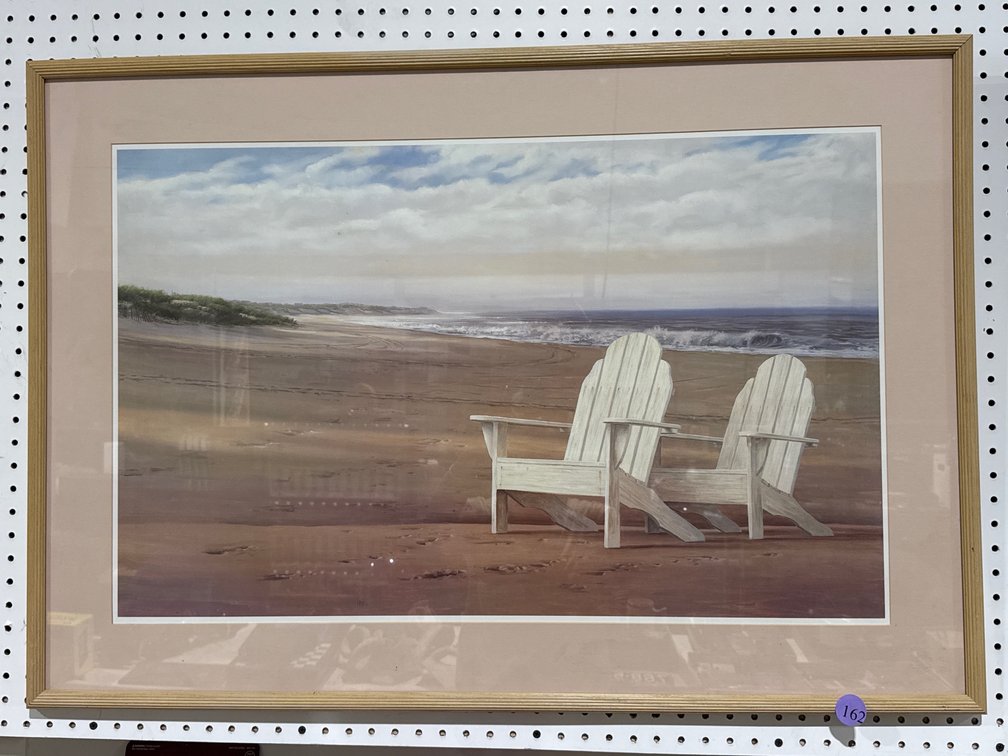 Framed Beach Scene