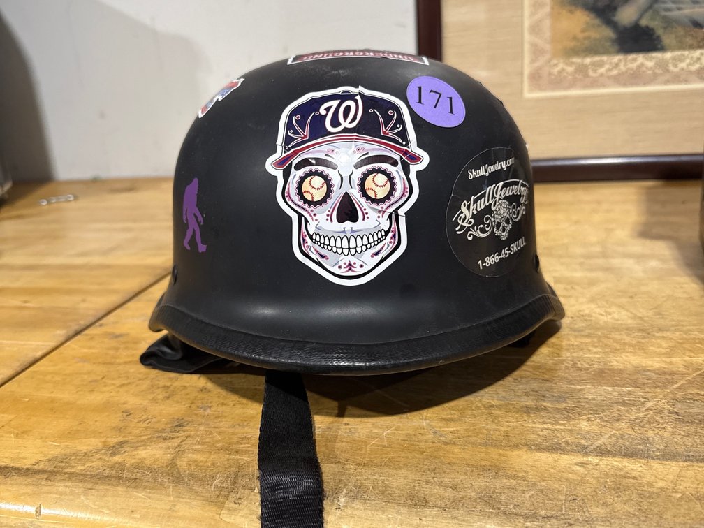 DOT Skull Helmet (Brain Bucket Style)