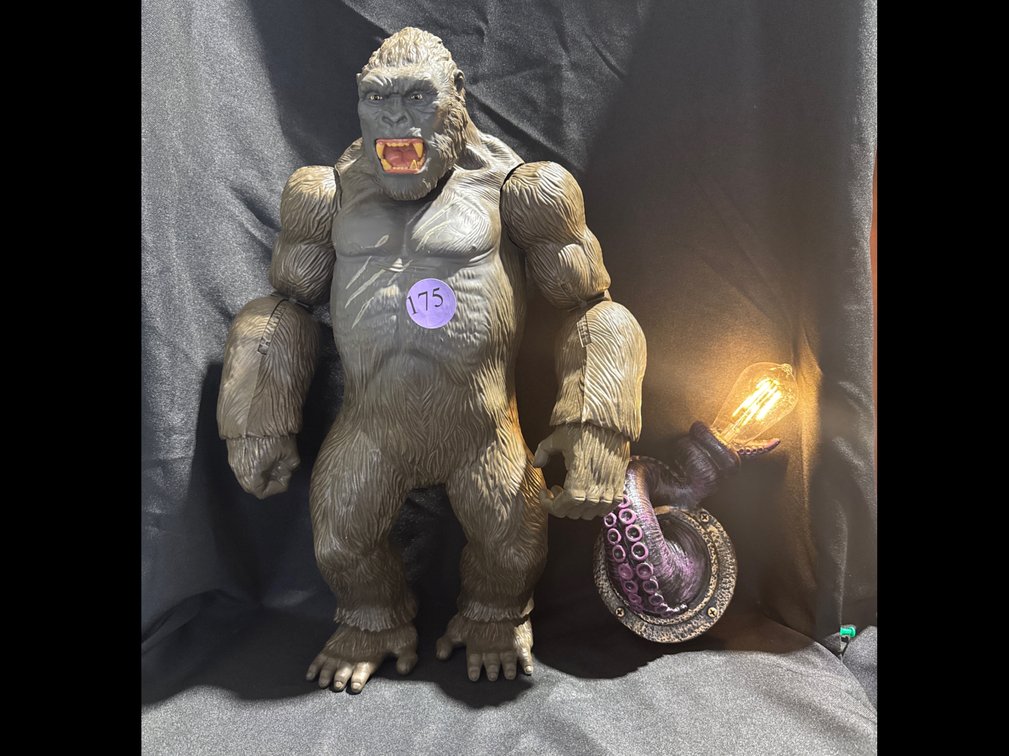 Python Sconce and King Kong Figure