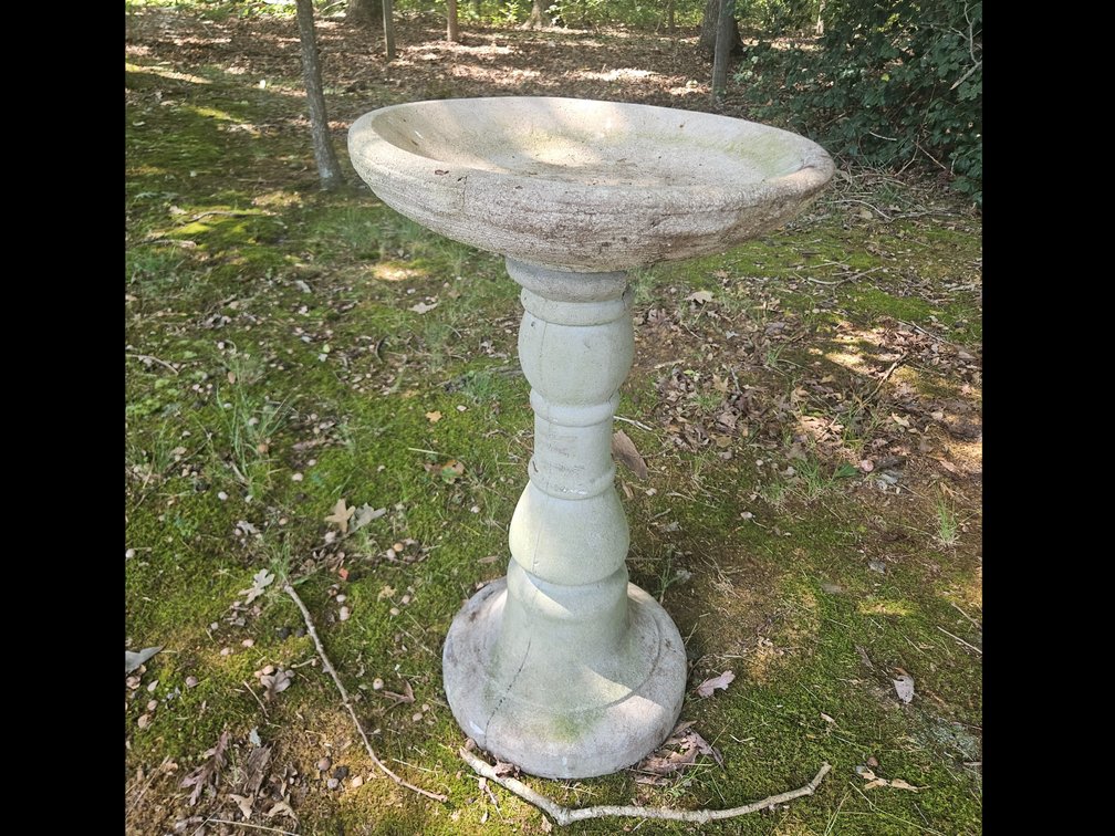 Concrete Bird Bath