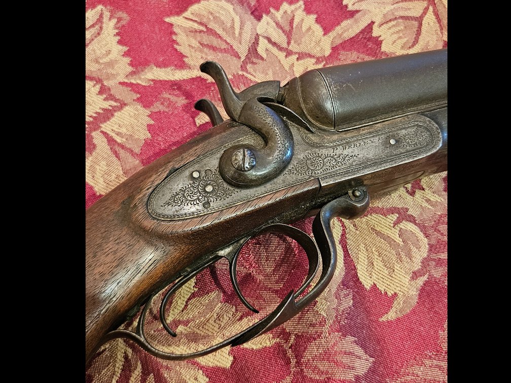 Fine P. Webley and Son Double Barrel Shotgun 