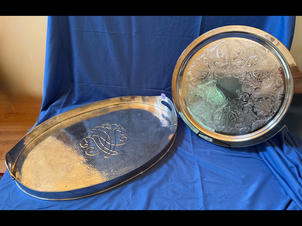 Oversized Metal Trays 