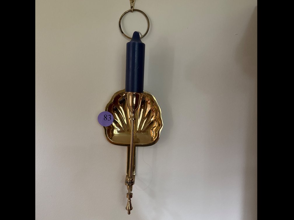 Brass Candle Sconces 