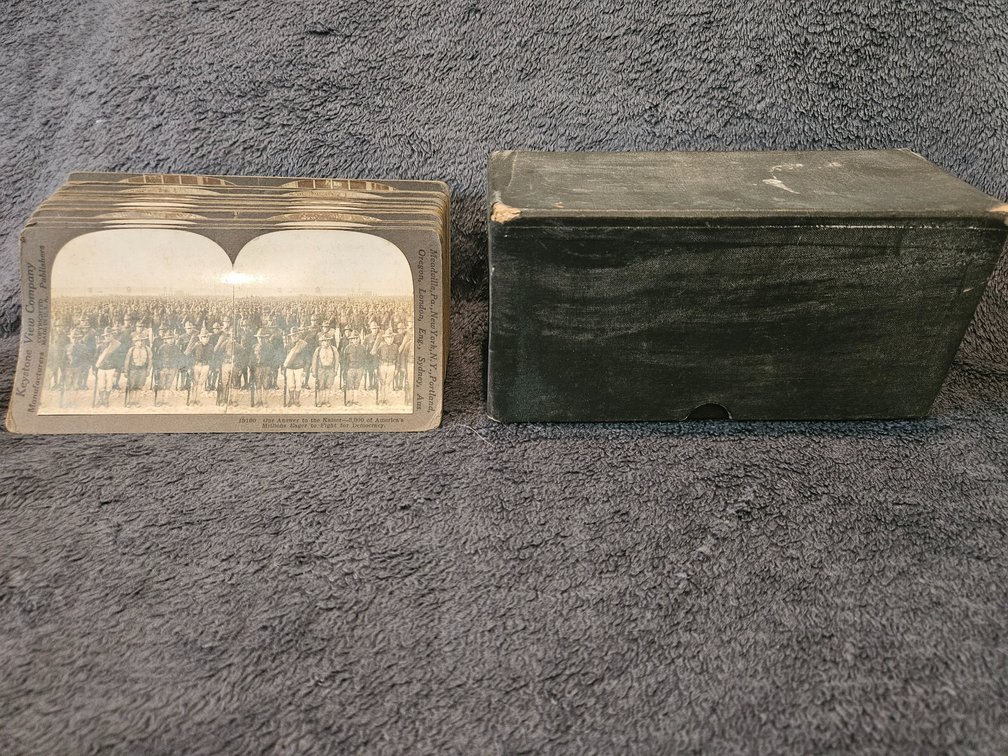 36 Keystone View Company Photo Cards with Box