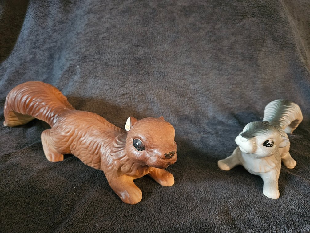 Pottery Tree Squirrels