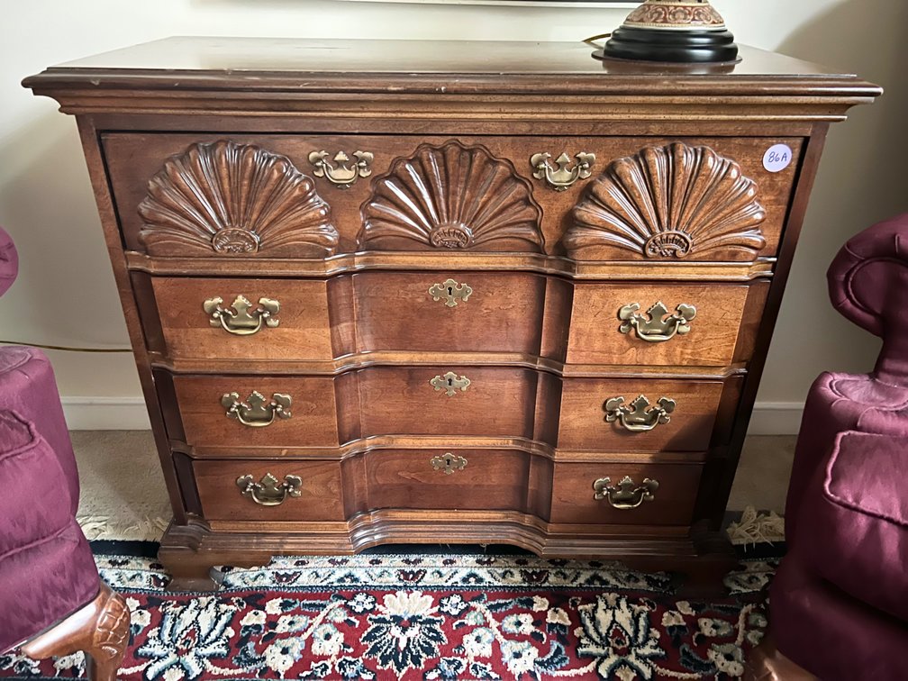 American Drew Chippendale Block front chest 