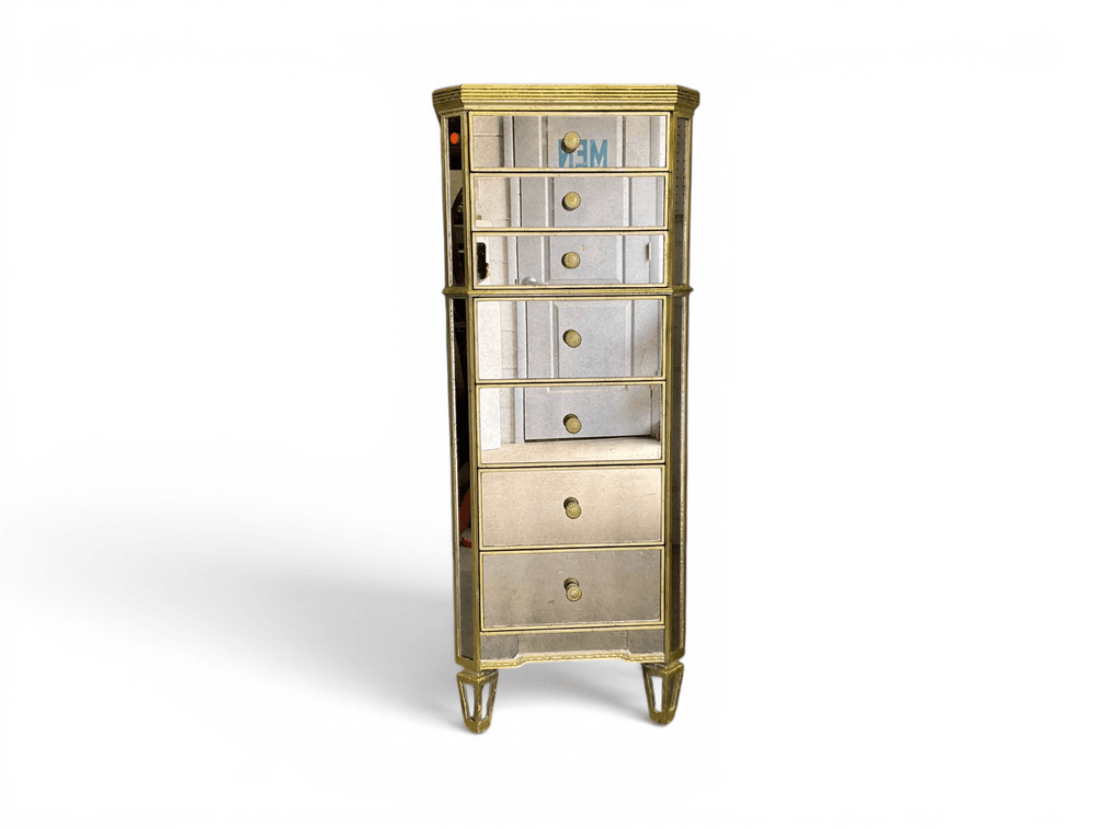 Hollywood Regency Mirrored Lingerie Chest