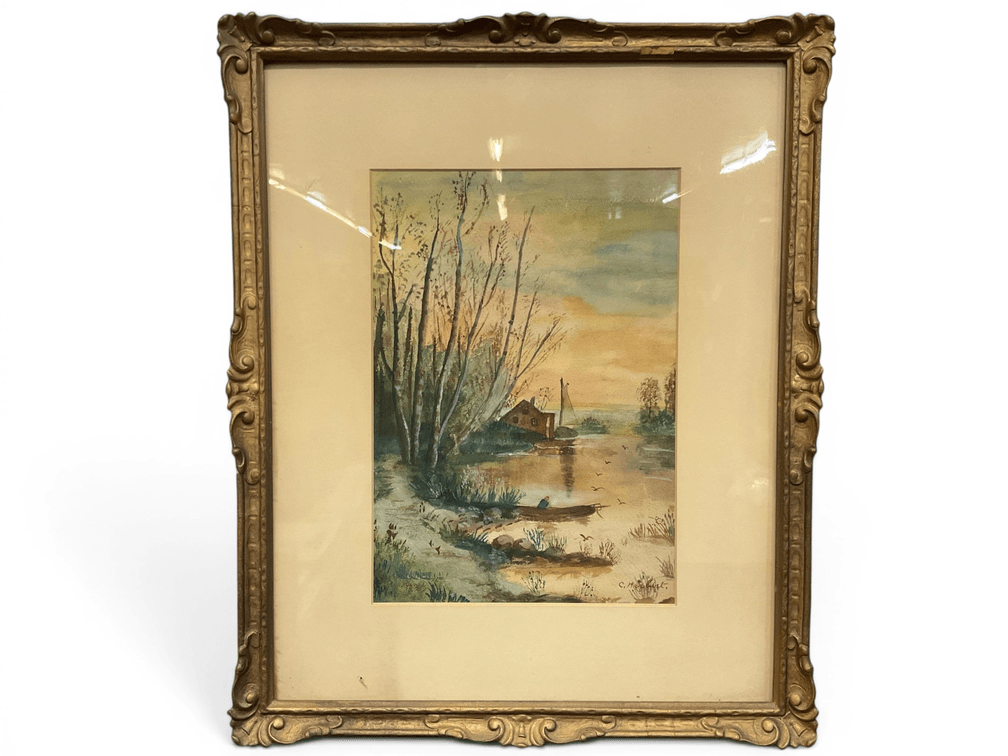 C. Herbert, Waterside Landscape