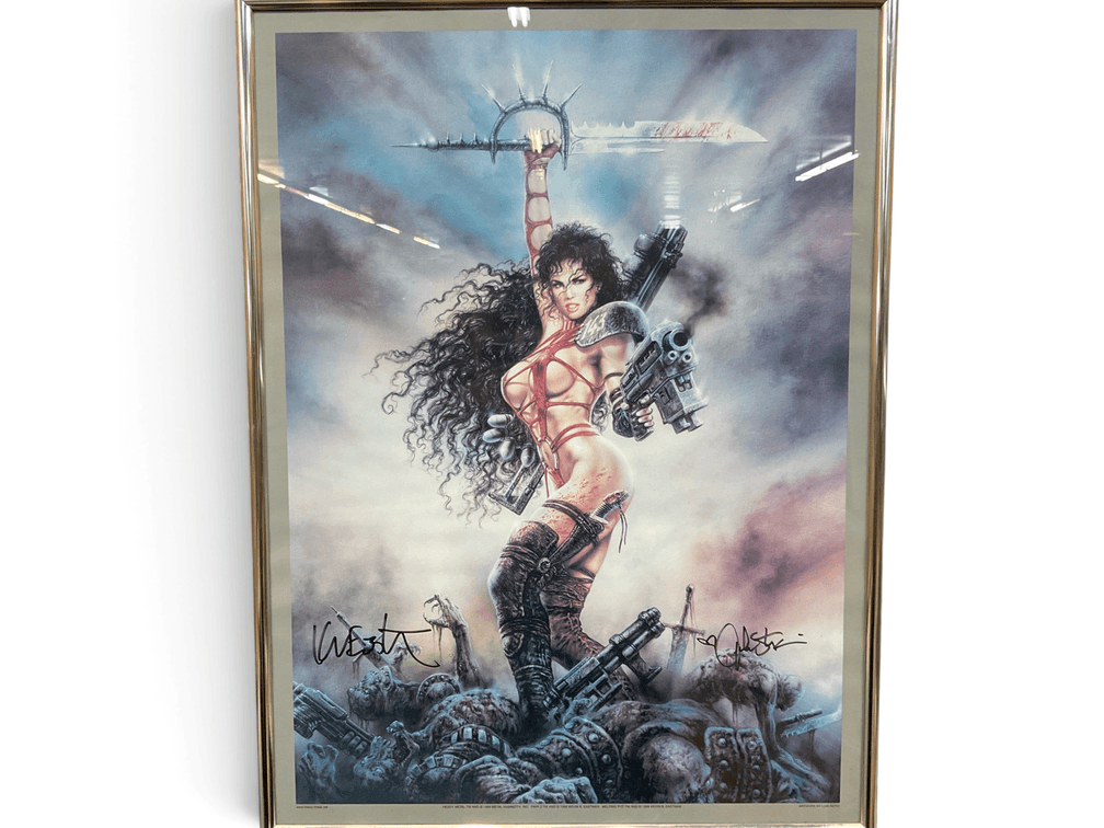 Autographed Heavy Metal 2000 Poster