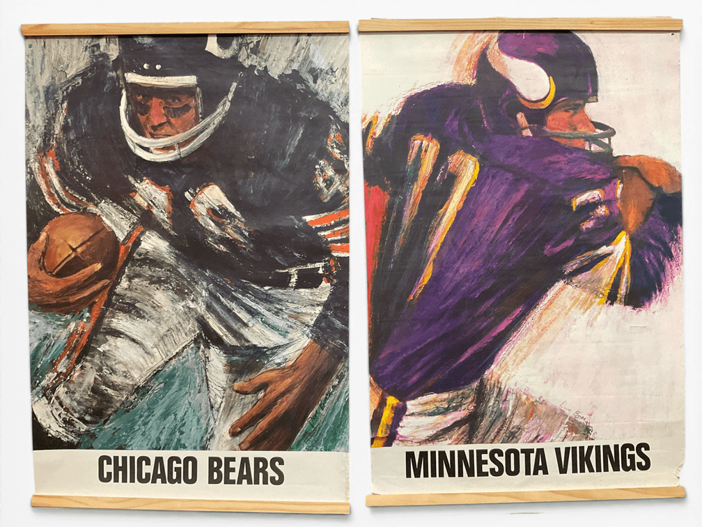 Dave Boss, Two MCM Football Poster