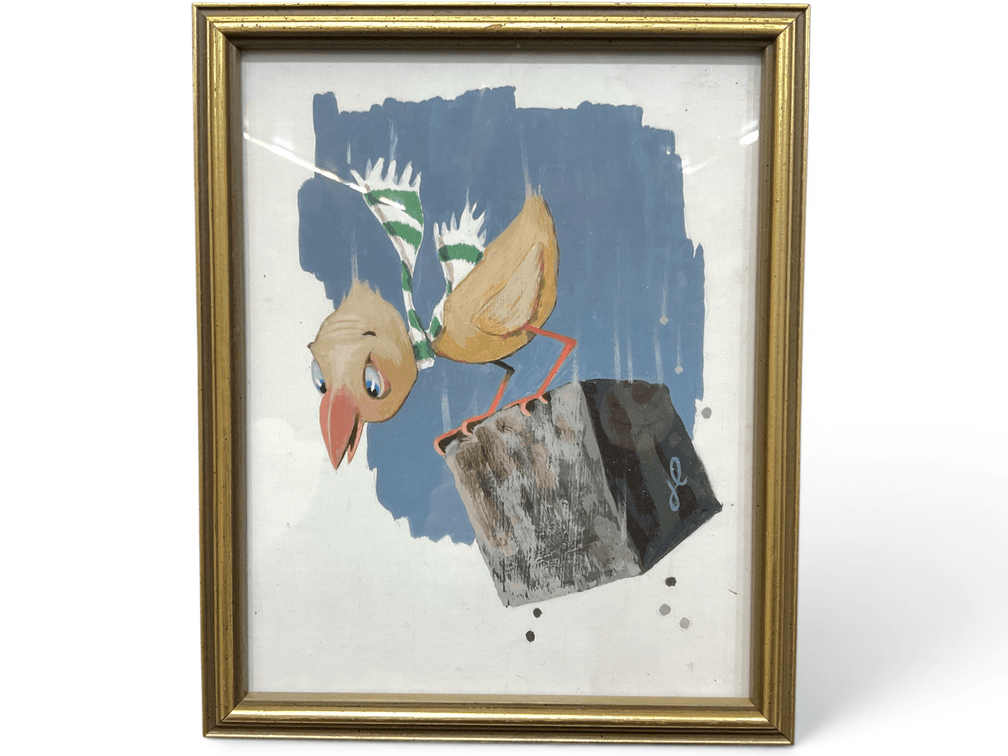 J. Laughlin, Falling Bird Illustration