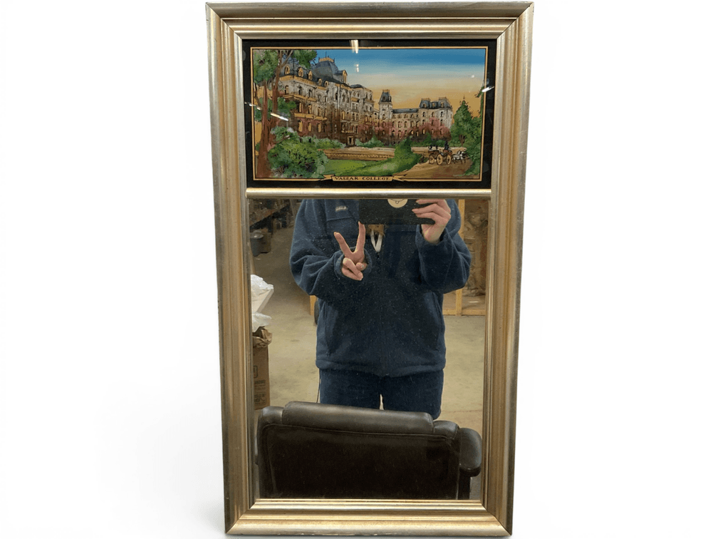 Vassar College Eglomise Panel Mirror