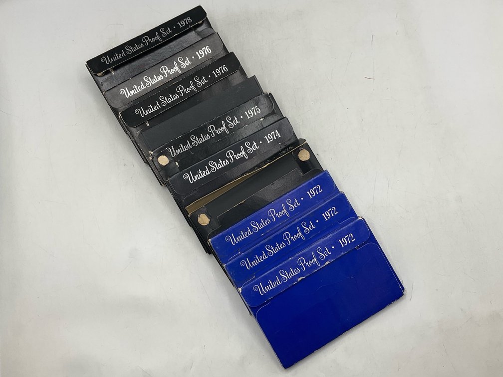 10 U.S. Proof Sets From the 1970s