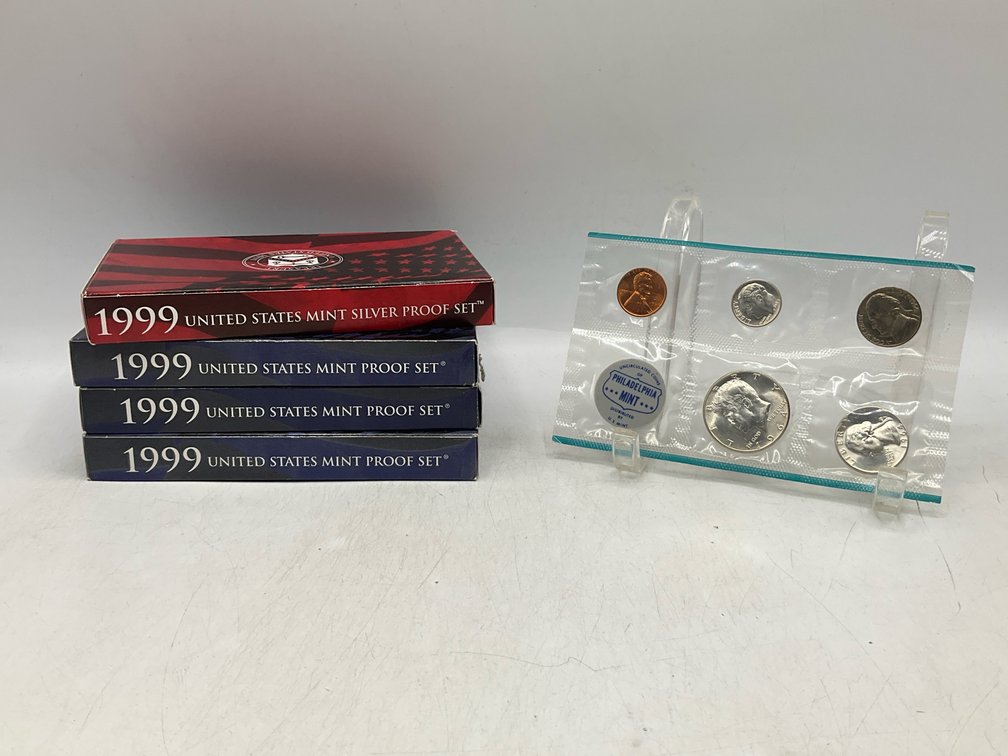 U.S. Silver Proof Set, 1990s Proof Sets & 1964 Mint Set